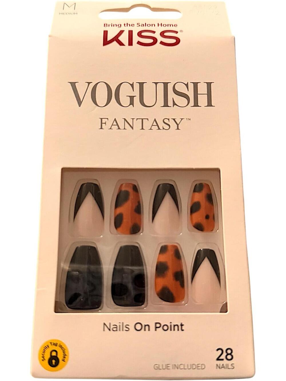 Kiss Voguish Fantasy Press-On Nails, Medium, 28 Nails - Picture 2 of 4